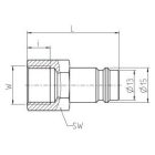 ACÉL DUGÓCSONK JWL 600-AS DN 13 IG 1/4“