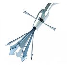 FÚVÓPISZTOLY JWL TURBO, Ø 8MM CSŐ HAJLÍTOTT, BYPASS FÚVÓKA, DUGÓS CSATLAKOZÓVAL