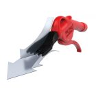 FÚVÓPISZTOLY JWL JET AIR LAPOS FÚVÓKÁVAL DUGÓS CSATLAKOZÓVAL