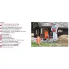 HOMOKSZÓRÓ BERENDEZÉS CB 215-F-D3 MODELL TÖMLŐVEL 32X48MM / 10M, M06 ÉS START-STOP TÁVIRÁNYÍTÓVAL
