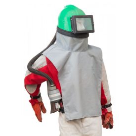   VÉDŐMASZK (SISAK) KOMPLETT ""ASTRO"" M06 TÍPUS HOMOKFÚVÓ BERENDEZÉSEKHEZ, MEDENCEHEVEDEREKKEL,  VEZÉRLŐEGYSÉGGEL ÉS AKTÍVSZENES SZŰRŐVEL