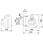 AUTOMATA KÁBELDOB LEDDEL