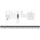 IPARI TÖMLŐDOB '560/12' SŰRÍTETT LEVEGŐHÖZ ÉS VÍZHEZ 70°C, 35 M, 3/4', 20BAR