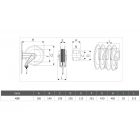 IPARI TÖMLŐDOB,  '430/70' OXIGÉNHEZ/ACETILÉNHEZ, TÖMLŐ NÉLKÜL, 20 BAR