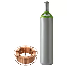 ACÉL KÉSZLET KEVERT GÁZ 20 LITER SG2/G3SI 1-0,8MM/15KG