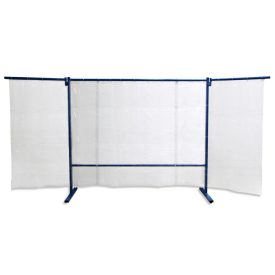   HEGESZTÉSI VÉDŐFAL 3 RÉSZES 3,8mx1,83m "FEHÉR"