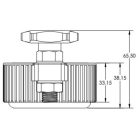 MÁGNESES PÓLUS CSATLAKOZÓ 600 A, Ø 70 mm