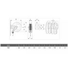INDUSTRIE TÖMLŐDOB '430/32' - VÍZHEZ 130°C, 18 m, 3/8', 200bar