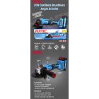 KEFE NÉLKÜLI SAROKCSISZOLÓ 20V - 115MM