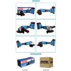 KEFE NÉLKÜLI SAROKCSISZOLÓ 20V - 115MM