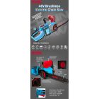 AKKUMULÁTOROS LÁNCFŰRÉSZ 2x20V - 14"