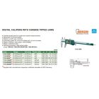 Digitális keményfém alsó csőrű tolómérő görgővel 0-150/0.01 mm