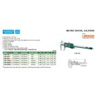 Digitális metrikus tolómérő görgővel 0-150/0.01 mm