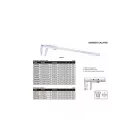 Szilárd típusú alsó csőrös nóniuszos tolómérő 0-1500/150/0.02 mm
