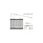 Hosszú alsó csőrű nóniuszos tolómérő 0-3000/300/0.02 mm