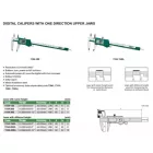 Digitális tolómérő, A-típus egyirányú felső csőrökkel 0-200/0.01 mm