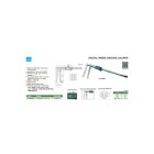 Digitális alsó, kifelé álló mérőcsőrös tolómérő 25-300/0.01 mm