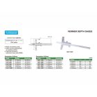 Nóniuszos mélységmérő bővíthető mérőhíddal 0-200/0.05 mm