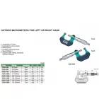 Jobb- és balkezes analóg külső mikrométer 25/0.01 mm