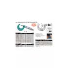 Analóg külső mikrométer 1µm osztású, frikciós dobbal 25-50/0.001 mm