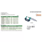 Analóg standard külső mikrométer 50-75/0.01 mm