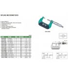 Analóg horonymérő mikrométer, B-típus 0-25/0.01 mm