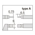 Digitális pengés mikrométer, A-típus 0-25/0.01 mm