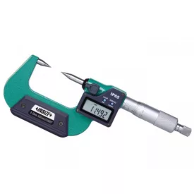 Digitális 30° hegyesvégű mikrométer 0-25/0.001 mm