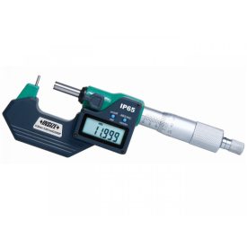   Digitális csőmérő mikrométer hengeres ülékkel D-típus 0-25/0.001 mm