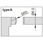 Lemezmérő tárcsás mikrométer, A-típus 0-25/0.01 mm