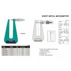 Analóg mikrométer mély kengyellel, B-típus 0-25/0.01/310 mm