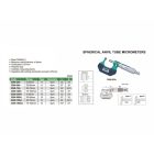 Analóg csőmérő mikrométer, A-típus 0-25/0.01 mm