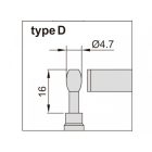 Analóg csőmérő mikrométer hengeres ülékkel D-típus 25-50/0.01 mm