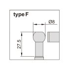 Digitális csőmérő mikrométer hengeres ülékkel F-típus 25-50/0.001 mm