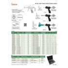 Hárompontos furatmérő pisztoly készlet 6-12 mm