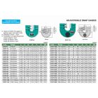 Szabályozható villás idomszer 6-13 mm