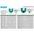 Szabályozható villás idomszer 32-38 mm