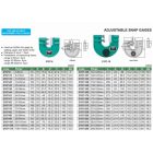 Szabályozható villás idomszer 146-152 mm