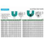 Szabályozható villás idomszer 188-200 mm