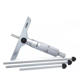   Analóg mélységmérő mikrométer 101.5 mm hosszú híddal, 0-100/0.01 mm