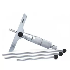   Mélységmérő mikrométer 101.5 mm hosszú híddal, 0-300/0.01 mm