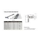 Belső csőmérő mikrométer hosszabbítóval 200-500/0.01 mm