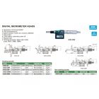Digitális beépíthető mikrométer gömb orsóvéggel 0-25/0.01 mm