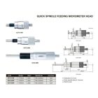 Beépíthető mikrométer gyors állítású orsóval 0-25/0.01 mm