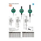 Lapos hátú metrikus digitális mérőóra 0-12.7/0.01 mm