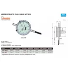Fogantyús hátú, vízálló analóg mérőóra, A-típus 0-10/0.01 mm
