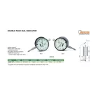 Kétoldalú mechanikus mérőóra 0-10/0.01 mm