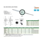Analóg, nagy szabad löketű mérőóra, B-típus 0-100/0.01 mm