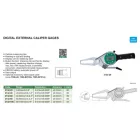 Külső tapintókaros digitális mérőóra, keményfém csúcsokkal 20-40/0.01 mm