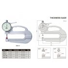 Mechanikus vastagságmérő, B-típus, mély kengyellel 0-10/0.01 mm